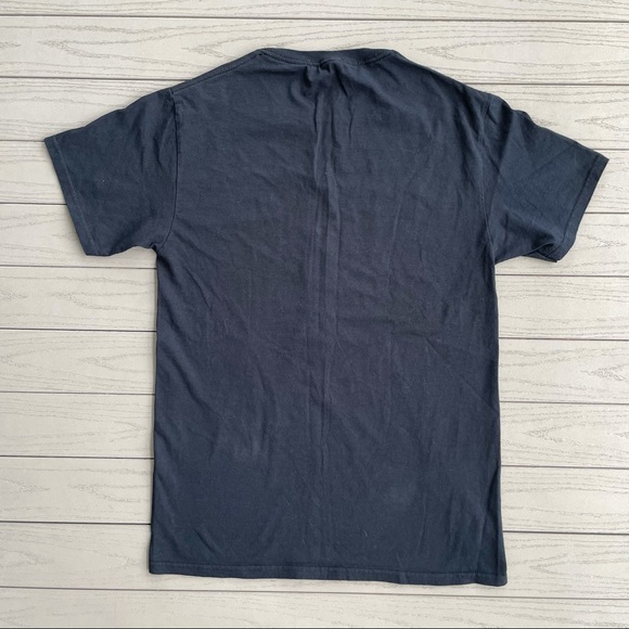 Billie Eilish T- Shirt Black Blue Flames 100% Cotton Unisex S - Picture 5 of 7